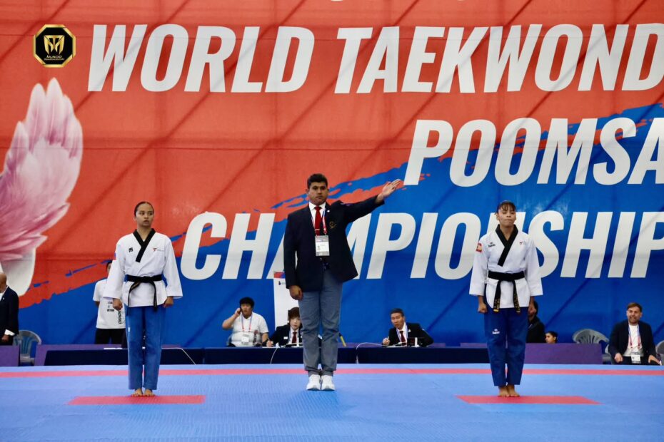 MEI LING DUQUE MENDOZA FIRMA UNA DESTACADA ACTUACIÓN EN EL CAMPEONATO DEL MUNDO JÚNIOR DE POOMSAE